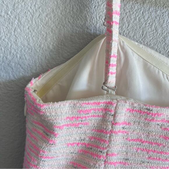 Moulinette Soeurs Pasteque Tweed Strapless Dress - Picture 10 of 14